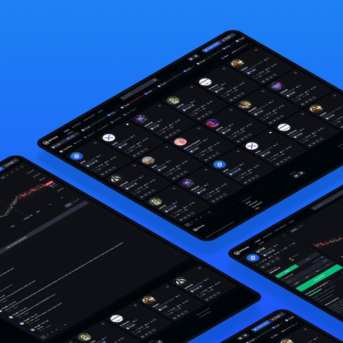 Платформа WPump для запуска мемкоинов на Solana
